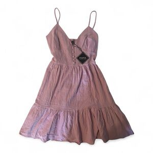 Zaful Pink Spaghetti Strap Dress